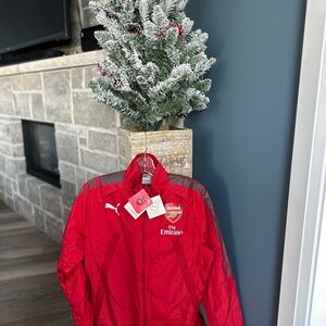 Arsenal Puma Windbreaker Mens Medium